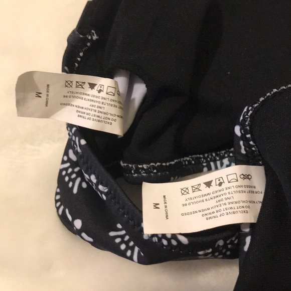 NWOT, Medium black and white bikini. - Picture 6 of 6